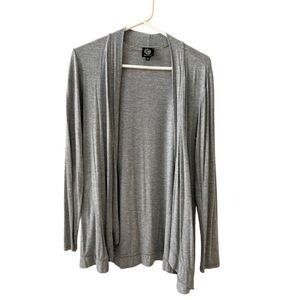 Bobeau Gray Open cardigan - size small